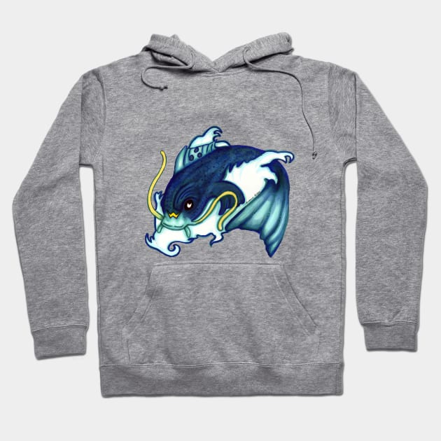 Fish Hoodie by brigillustration